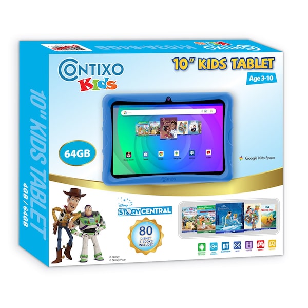 Contixo 10-Inch Kids 64GB HD Tablet K103-A Blue - main